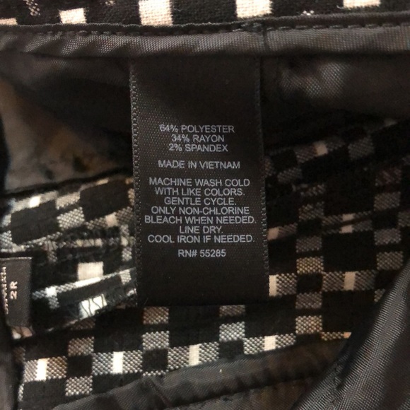 Express Columnist Pant - Short Length - Black & White - Picture 8 of 10